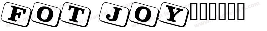 FOT Joy字体转换